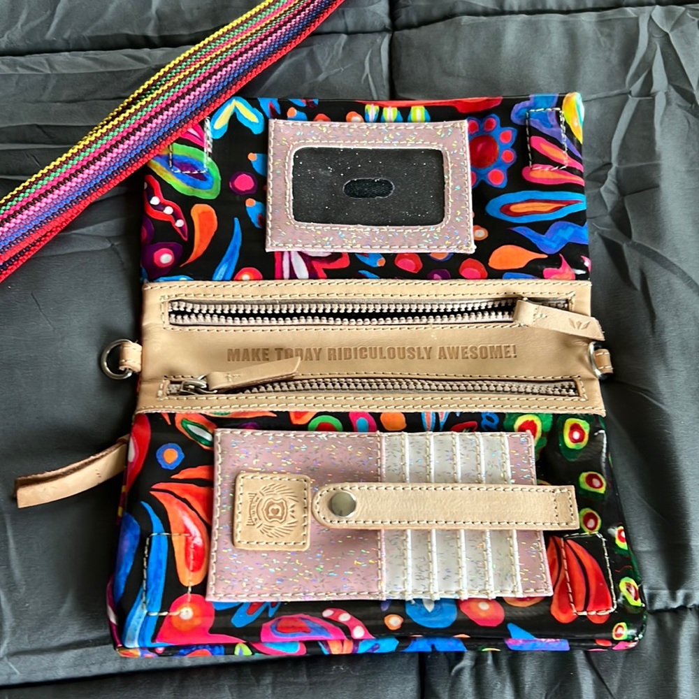 Consuela Sophie Multi Print Uptown Crossbody Purse